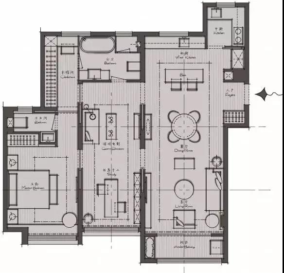 太牛了丨家居设计大咖神操作 一个户型的18种布局!