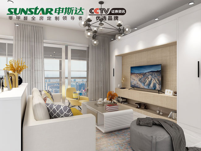  现代简约风全屋定制设计 申斯达&长沙阳光城尚东湾实例鉴赏