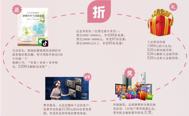 520就要“价”给你 申斯达5200元买橱柜送衣柜