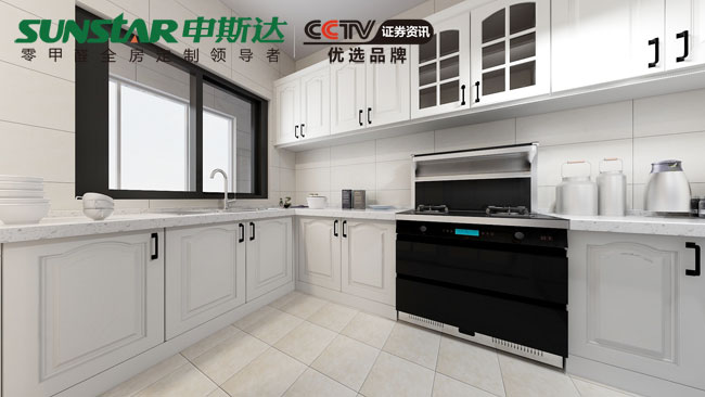 简欧风厨房橱柜图片