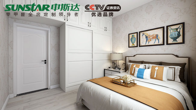 简欧风次卧衣柜图片