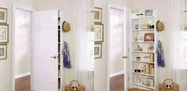 门后被老婆做成了秘密空间,真的太实用了!