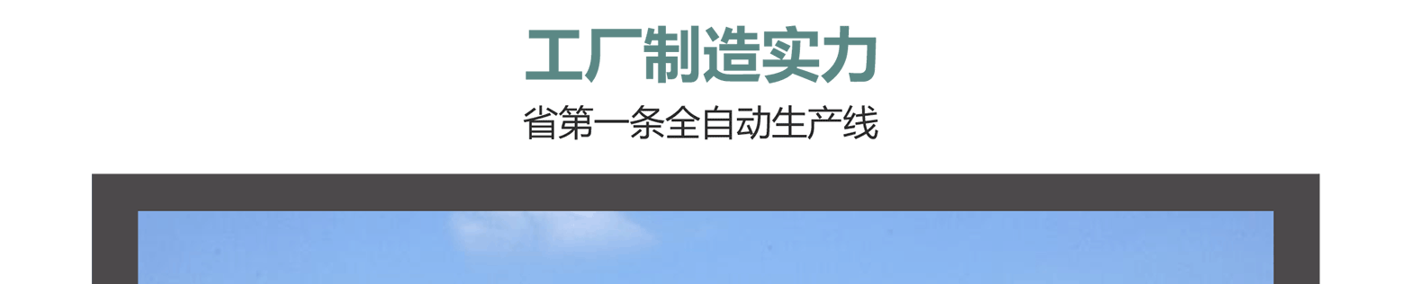 申斯达工厂制造实力 湖南省第一条自动生产线